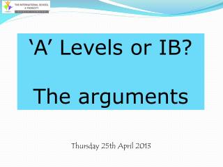 Thursday 25th April 2013