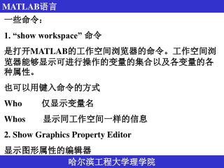 MATLAB 语言