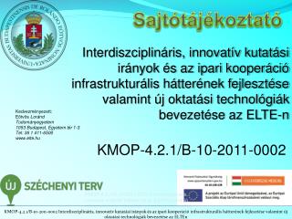 KMOP-4.2.1/B-10-2011-0002