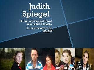 Judith Spiegel