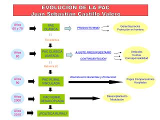 EVOLUCIÓN DE LA PAC Juan Sebastián Castillo Valero