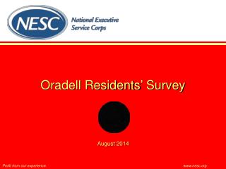 Oradell Residents’ Survey