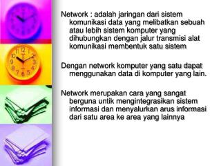 Local Area Network (LAN) :