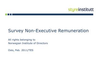 Survey Non-Executive Remuneration