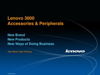 Lenovo 3000 Accessories & Peripherals