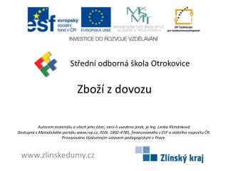 Zboží z dovozu