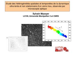 Sylvain Mazoyer LCVN, Université Montpellier 2 et CNRS