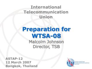 International Telecommunication Union