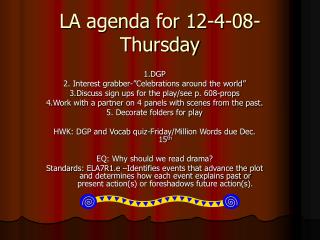 LA agenda for 12-4-08-Thursday