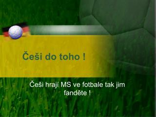 Češi do toho !