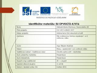 Identifikátor materiálu: EU OPVKICT2-4/Vl16
