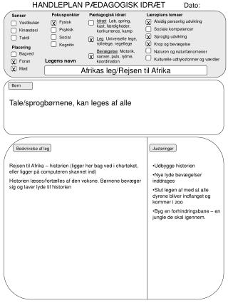 Alsidig personlig udvikling Sociale kompetencer Sproglig udvikling Krop og bevægelse