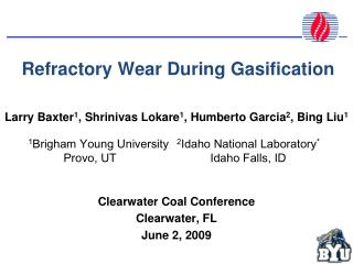 Refractory Wear During Gasification