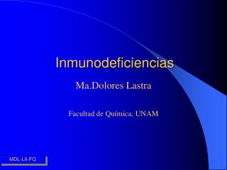 Inmunodeficiencias