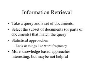 Information Retrieval