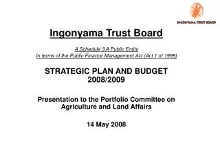 Ingonyama Trust Board A Schedule 3 A Public Entity