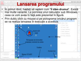 Lansarea programului