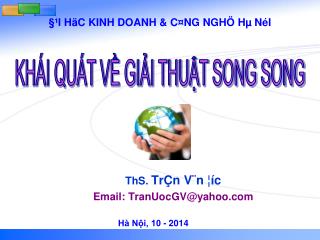 §¹I HäC KINH DOANH &amp; C¤NG NGHÖ Hµ NéI