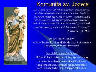 Komunita sv. Jozefa