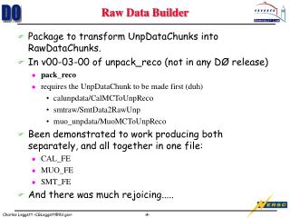 Raw Data Builder