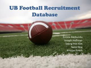 UB Football Recruitment Database