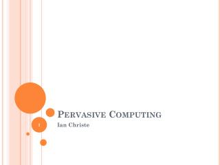 Pervasive Computing