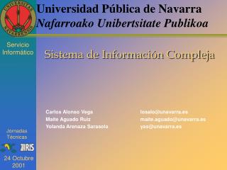 Sistema de Información Compleja