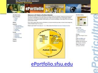 eportfolio.sfsu