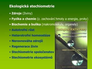 Ekologická stechiometrie