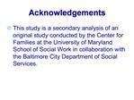 Acknowledgements