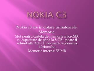 Nokia c3