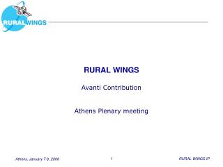 RURAL WINGS