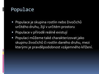 Populace