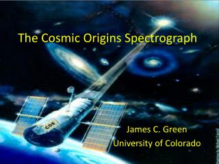 The Cosmic Origins Spectrograph