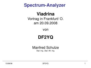 Spectrum-Analyzer