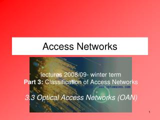 Access Networks