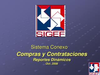 Compras y Contrataciones Reportes Dinámicos Oct. 2008