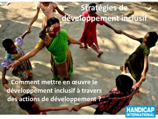 Stratégies de développement inclusif
