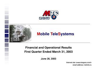 M obile T ele S ystems