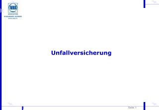 Unfallversicherung