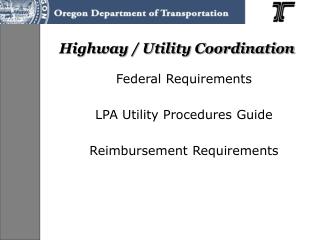 Highway / Utility Coordination