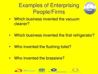 Examples of Enterprising People/Firms
