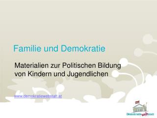 Familie und Demokratie