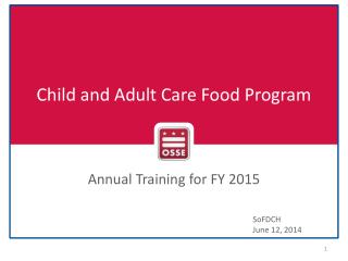 Child and Adult Care Food Program