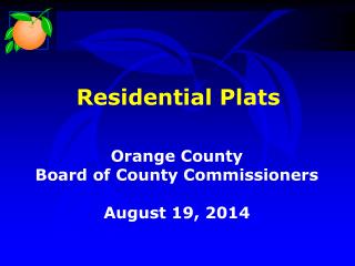 Residential Plats