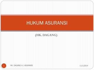 HUKUM ASURANSI