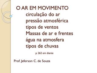 Prof. Jeferson C. de Souza