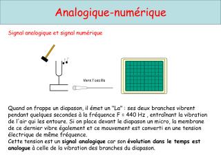 Signal analogique et signal numérique