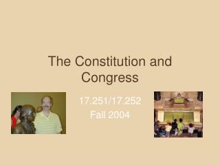 The Constitution and Congress