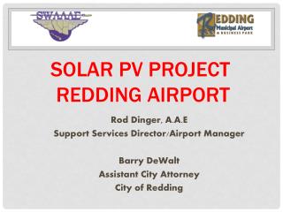 Solar PV Project Redding Airport